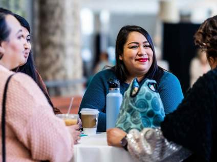 Women's support group meeting